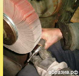 круг лепестковый sm611 Klingspor на шлифовальный станок круг лепестковый