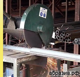 резка металла абразивным диском для станка